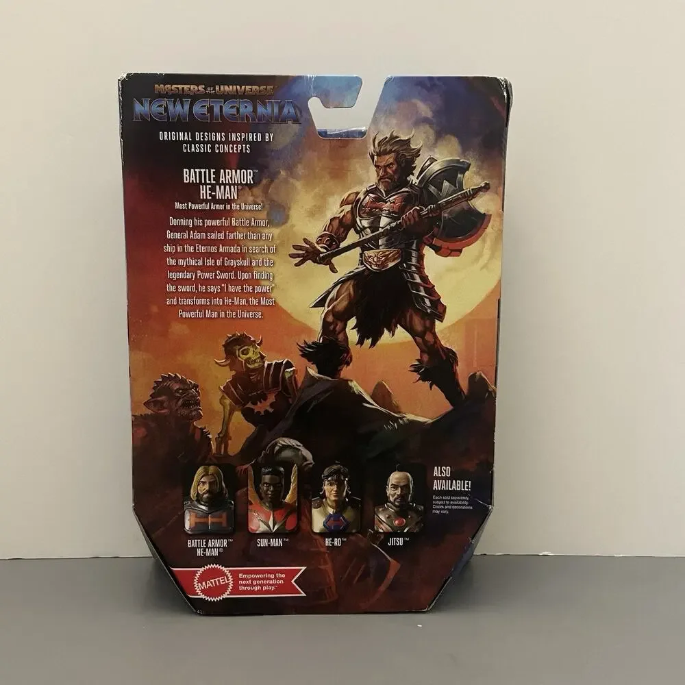 Mattel Masters Of The Universe New Eternia Battle Armor He-Man Action Figure